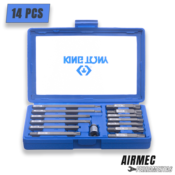 jogo de bits especiais 1/2 para cabeçote e motor - king tony